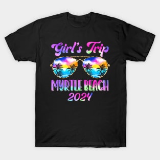 Girls Trip Myrtle Beach 2024 Summer Beach Weekend Vacation T-Shirt